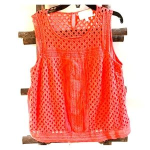 Tangerine Skies are Blue Woven Top
